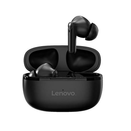 Lenovo HT05 TWS Earphones Wireless Bluetooth 5.0 Headphone HiFi Sound Built-in Mic Earbuds Sports Black