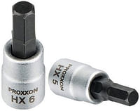 Proxxon 1/4'' Allen Screw Inserts 33mm HX 5mm