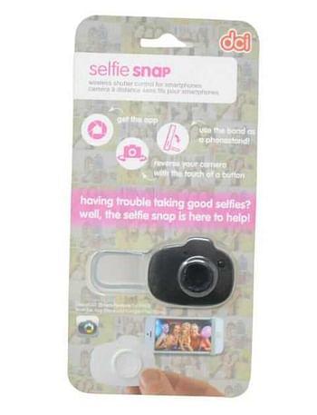 DCI Selfie Snaps Wireless Shutter Control for Smartphones  Black