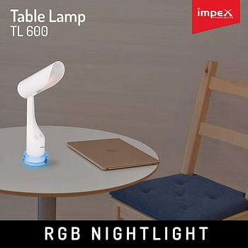 Impex  1500mAh LED Rechargeable Table Lamp with USB Cable iPhone Box