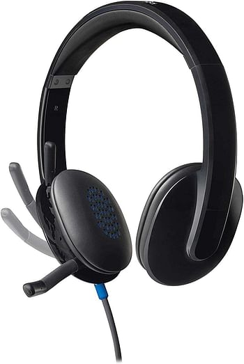 Logitech H540 Usb Headset, Black - 981-000480, 2228365