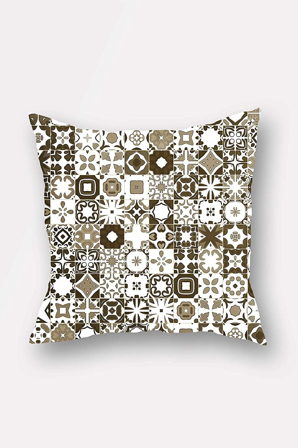 Bonamaison Decorative Throw Pillow Cover, Multi-Colour, 45 x 45 cm, BNMYST1997