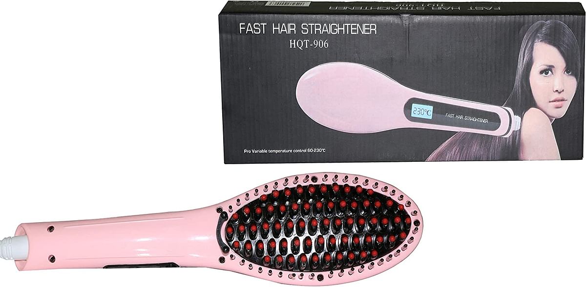 Fast Hair Straightener Comb Brush - HQT-906