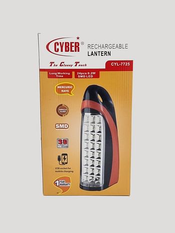 Cyber Rechargeable LED Emergency Lantern CYL-7725