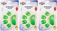 Pixie Non-Slip Paw Green, Pack of 3