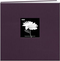 Pioneer 023602636538 12-Inch Fabric Frame Scrapbook, Wildberry Purple, 12"x12"