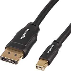 AmazonBasics Mini DisplayPort to DisplayPort Display Cable - 10 Feet