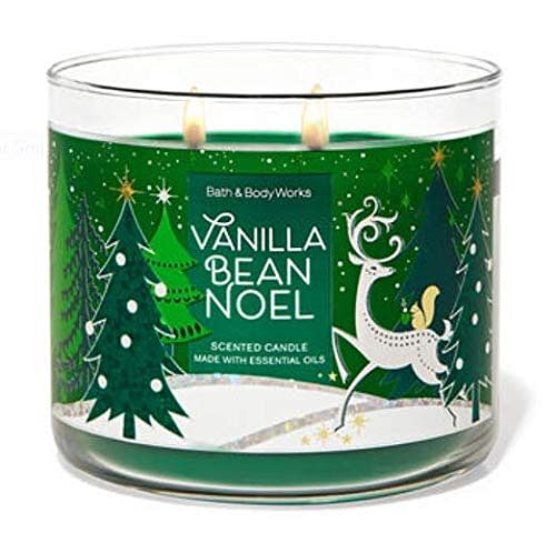 Bath And Body Works Vanilla Bean Noel Air 3-Wick Candle 411G (CONTAINER DESIGN MAY VARY)