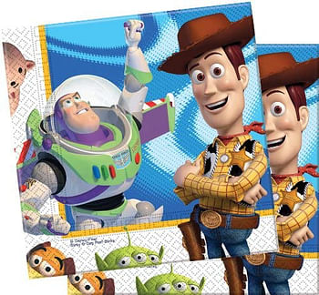 Toy Story3 2Ply Napkin Set Of 20, Multi Color