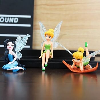 Fairy Doll Inspired 6 PCs Action Figure | Princess Doll Play set | Birthday Gift & Cake Toppers
