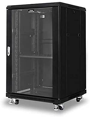 Floor Stand Server Cabinet 600x600x 22U 1 Shelf + 2 Fan Loading capacity: 1000KG