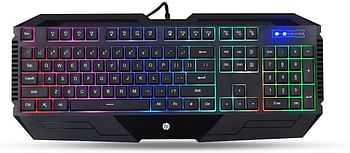 HPUSB Gaming Keyboard And Mouse Set Black