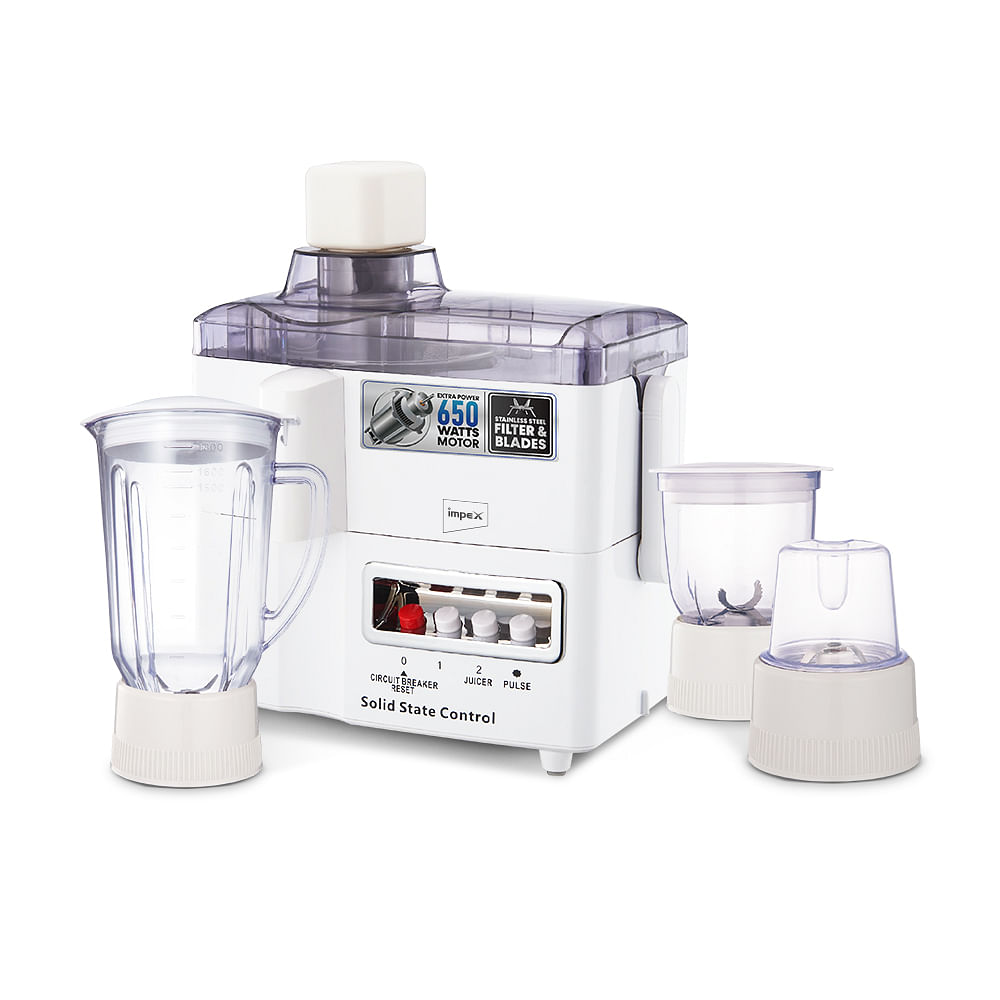 Impex JB 414C 650 Watts 4 in 1 Food Processor