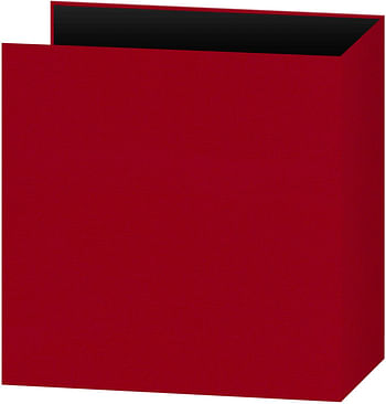 8.5x11 Fabric Frame 3-Ring Binder Scrapbook, Apple Red