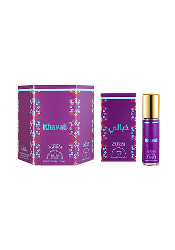 6 Pcs Nabeel Khayali Alcohol Free Roll On Oil Perfume 6ML