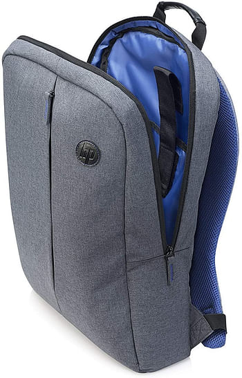 HP 15.6" Value Backpack, Laptop Backpack, Blue/Grey