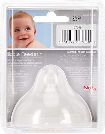 Nuby 67669 Nipple Feeder, Clear