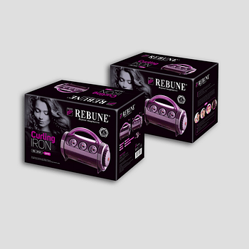 Rebune Electric Hair Curler Purple RE-2048