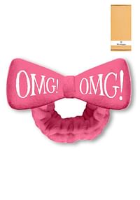 Double Dare OMG! Hair Band Accessories – Perfect for Facial Cleansing, Relaxing bath, Applying makeup & Spa | Rose Pink