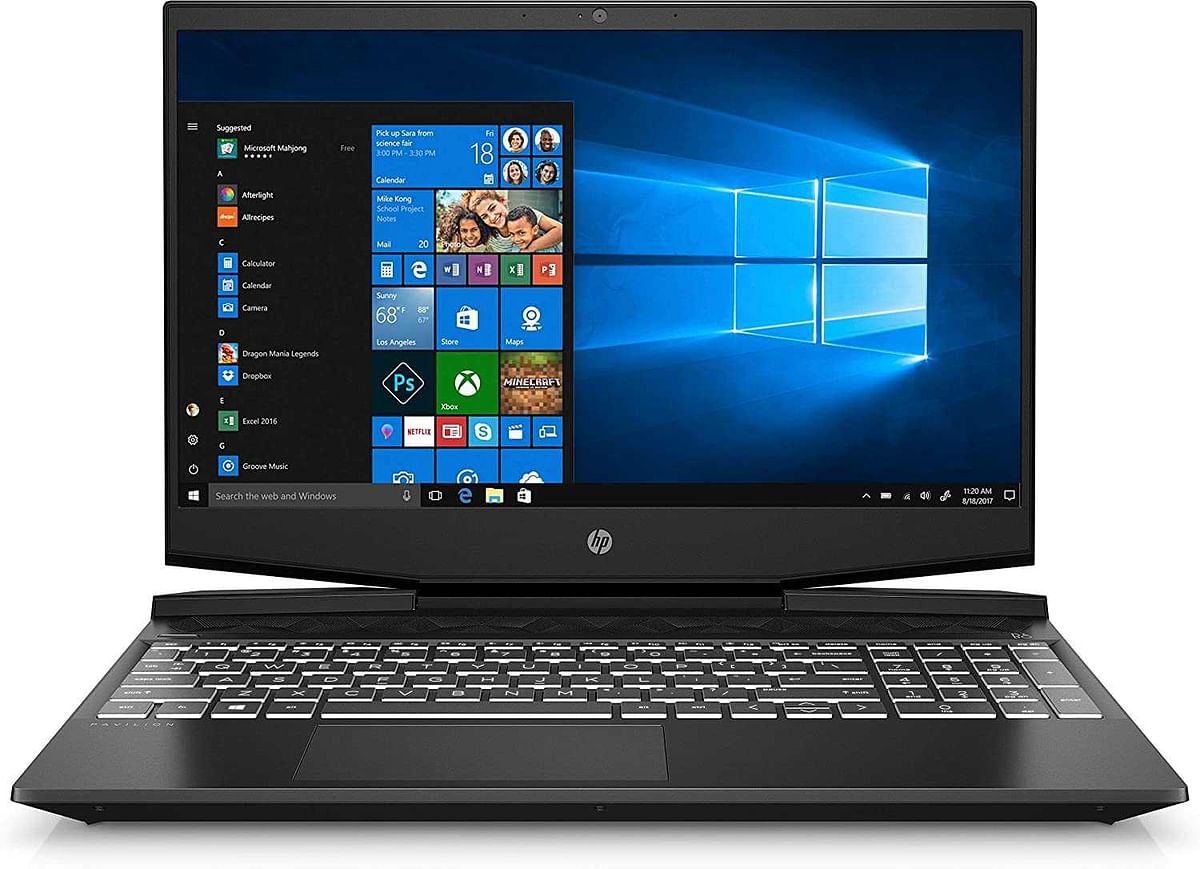 HP Pavilion Gaming 15-dk0007ne 15.6 inches LED Laptop, Intel i7-9750H 2.6 GHz, 16 GB RAM, 1 TB HDD + 256 GB SSD, Nvidia GeForce GTX 1660Ti 6 GB, Windows 10, Eng-Ara KB - Black