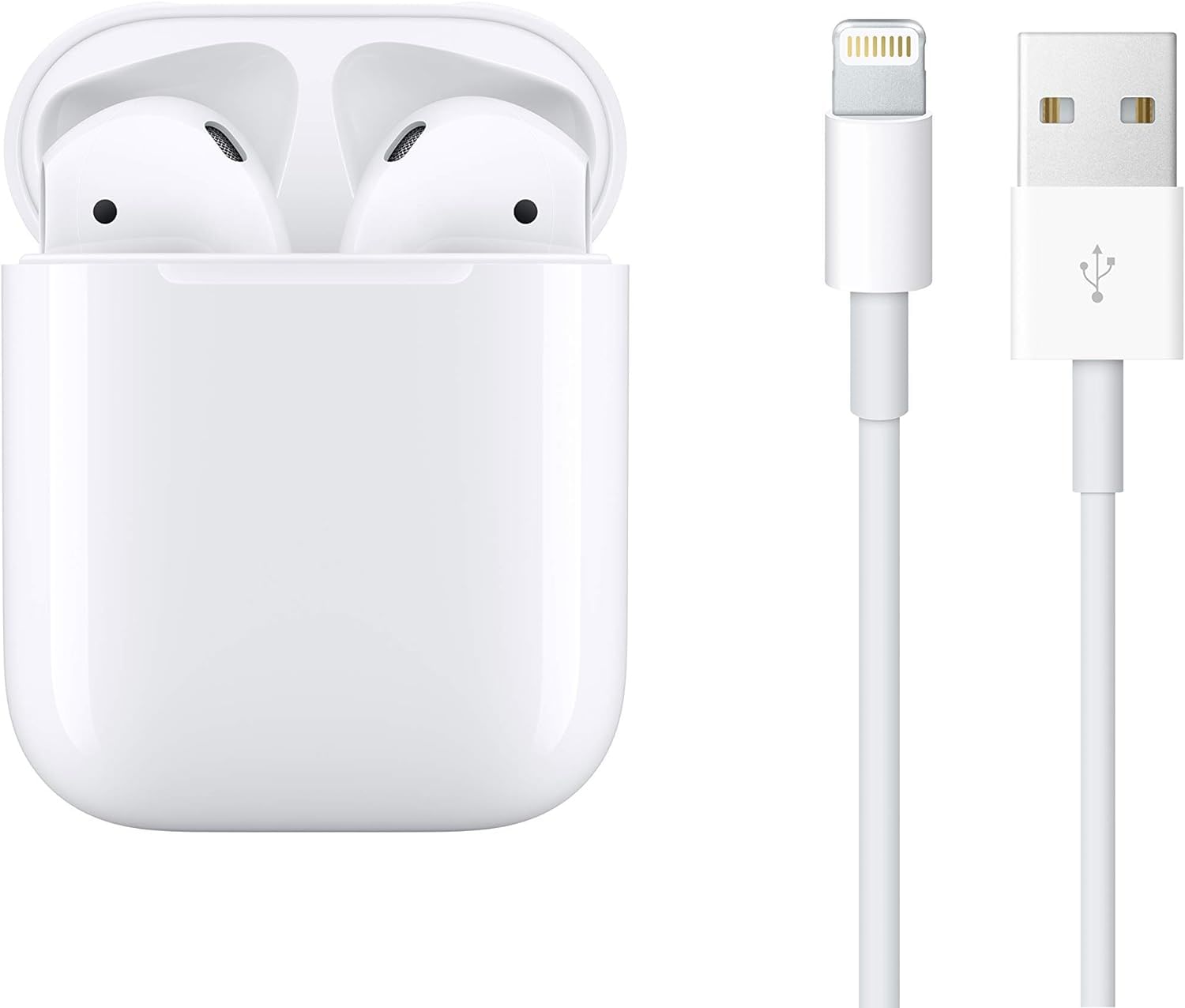 Apple Wireless AirPods with Charging Case, White, One size