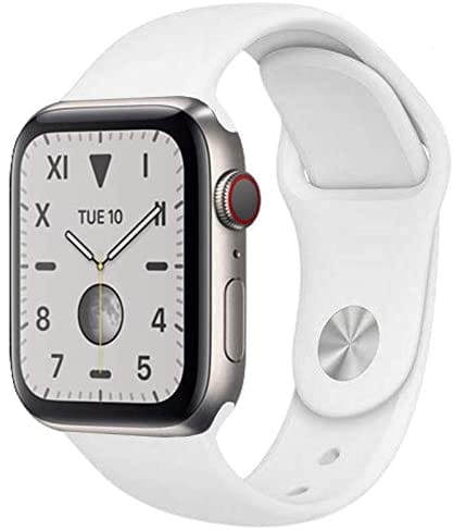 Apple Watch Series 5 (44mm, GPS + Cellular) Titanium Silver Case