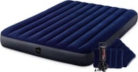 QUEEN DURA-BEAM CLASSIC DOWNY AIRBED W/ HAND PUMP
