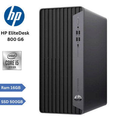 HP Elitedesk 800 G6 Tower PC | Intel Core i5-10th Gen | Ram 16GB DDR4
