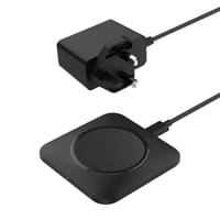 Belkin BoostCharge Pro Universal Easy Align Wireless Charging Pad, 15W Fast Charger for Apple iPhone, Samsung Galaxy, Apple Airpods Pro, and Other MagSafe Enabled Devices - Black