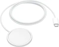 Apple MagSafe Charger 1M, Fast Wireless Charging, Magnetic Alignment, Compatible with iPhone and AirPods, White, MGD74LL/A