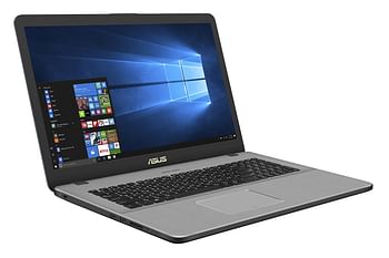 Asus VivoBook Pro 17 (X705UNR ) - 17.3 Inches FHD (1920 *1080 ) Display Intel Core i7-8550U +1TB HDD (Dual Storage ) Intel UHD Graphics 620 + NVIDIA Geforce MX150 ENG/ARABIC Backlit Keyboard Windows 11 Home Processor 512GB NVMe SSD - 16GB RAM - Star Gray