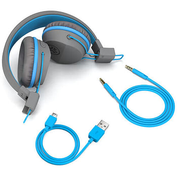 Jlab Headphone Jbuddies Studio Wireless (IEUHBSTUDIORGRYBLU4) - Gray / Blue