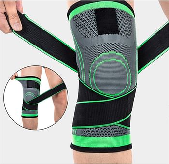 Knee pad support adjustable compression sleeve pad new generation knee protector for single pack