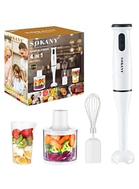 Sokany SK-1715-4 Hand Blender with Plastic Wand 200W