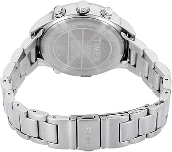 Timex Men's Multi dial Quartz Watch with Stainless Steel Strap TW2R43400 Bracelet - Silver