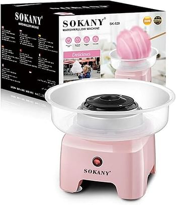 Sokany sk-520 Electric Cotton Candy Maker 500 Watt - Random Color