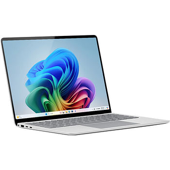 Microsoft Surface Laptop 7 Copilot+ PC 15 Inch PixelSense Touchscreen 12 core 16GB Ram 256GB SSD Integrated Qualcomm Adreno Graphics ZHG-00001 Windows 11 Home English Keyboard - Platinum