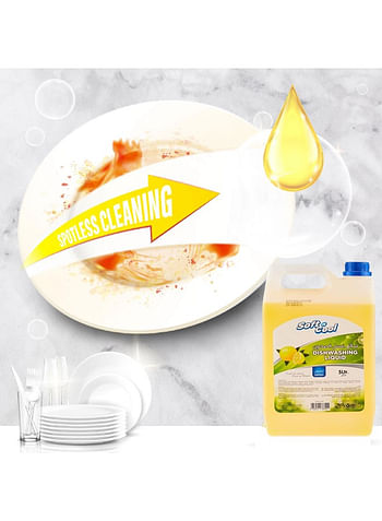 3 Pcs Soft n Cool Dishwashing Liquid 5 Litre Powerful Grease Cutter Ideal for All Kitchen Surfaces