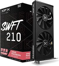 بطاقة الرسومات XFX SPEEDSTER SWFT 210 Radeon RX 6600 8GB GDDR6 - أداء عالي للألعاب بدقة 1080p، تبريد بمروحتين، PCIe 4.0، جاهزة للواقع الافتراضي، DirectX 12 Ultimate