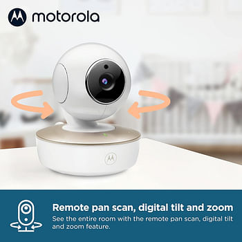 Motorola Baby Monitor 5” Video Baby Monitor Two Camera Set (VM50G-2)