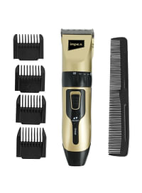 Impex Trimmer And Professional Hair Clipper, Rechargeable Trimmer, USB Fast Charging, Sharp Stainless Steel Blade,4 Attached Clips, Push Up Blade (0.8-2mm), 60-90 Minutes Working Time