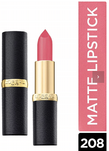 L'Oreal Paris Color Riche Moist Matte Lipstick - 208 Cherry Crush