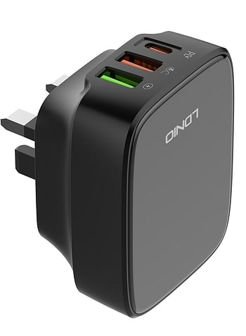 LDNIO 33W Super-Fast Charging Dual USB-A & PD Charger