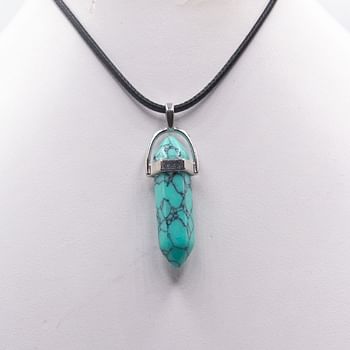 Himalayan turquoise crystal pendant Gemstone for Men & Women