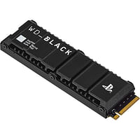 Western Digital SSD 4TB Black SN850P NVMe Internal For PS5 (WDBBYV0040BNC-WRSN) Black