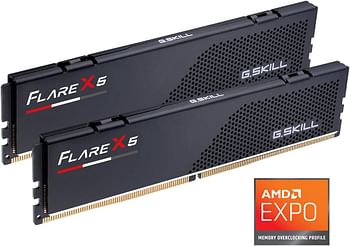 ذاكرة عشوائية G.Skill DDR5 FLARE X5 (2 × 16 جيجابايت) 32 جيجابايت AMD EXPO 6000MT/S (F5-6000J3238F16GX2-FX5)