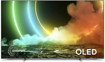 PHILIPS 55OLED706/56 55-Inch 4K OLED TV | Ambilight, UHD & HDR10+ | Dolby Vision & Dolby Atmos | Multi-room DTS Play-Fi | Google Assistant & Alexa Compatible