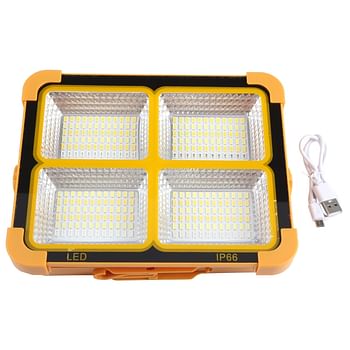 Rechargeable Portable Flood Lamp Ip66 100W Waterproof Usb Port Solar Light Led Solar Outdoor Lamp Led Work Light