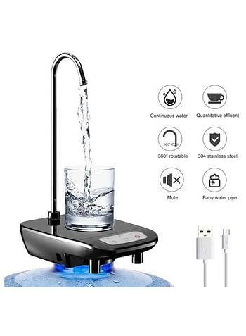 Water Dispenser Pump Rechargeable Electric Drinking Water Dispenser Portable Automatic Pump (Multicolor)