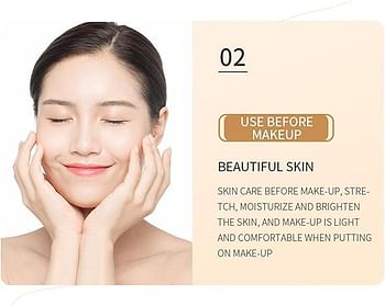 Skincare 6pcs Set Women Rice Extract Skin Care Sets & Kits, Rice Moisturizer, Rice Raw Pulp Essence, Skin Brightening Essence, Eye Cream, Cleanser Facial Cream Lotion